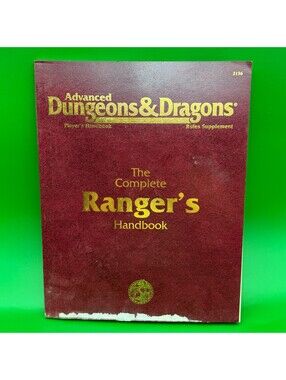 TSR Advanced Dungeons & Dragons 5th Edition Complete Ranger's Handbook 1993 2136